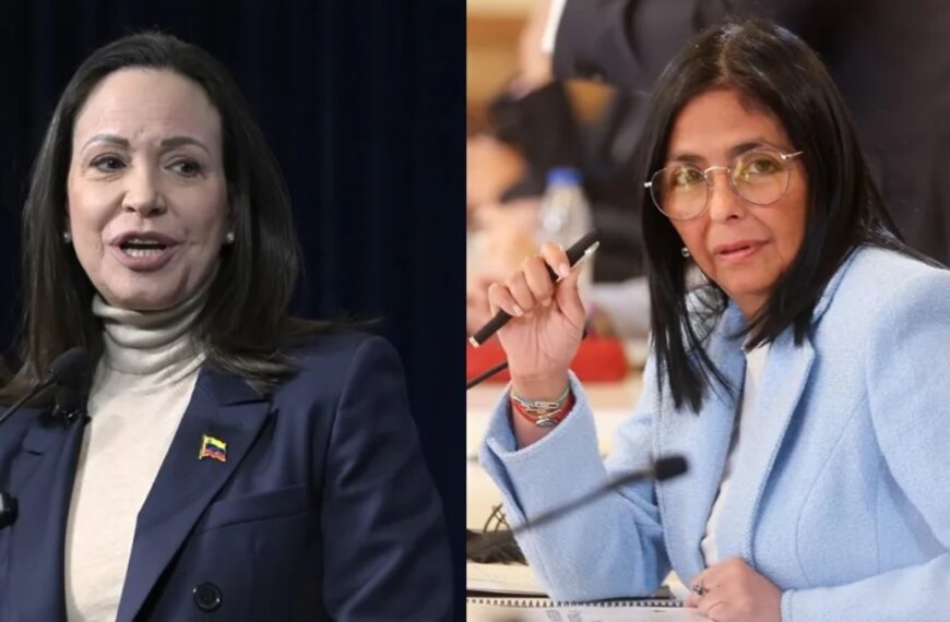 Delcy advierte que Machado deberá responder si regresa a Venezuela