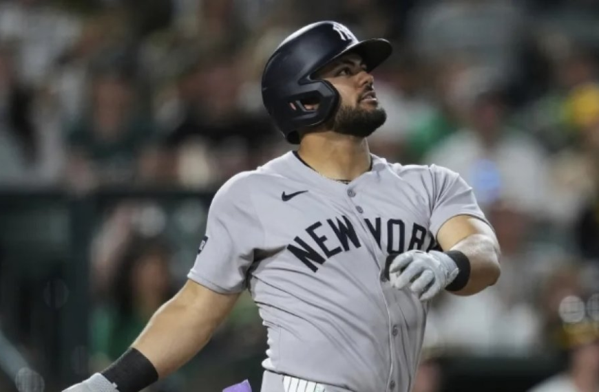 New York Yankees sustituyen a Giancarlo Stanton por Jasson Domínguez